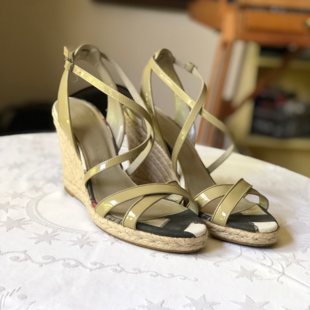 Burberry Espadrille Wedges